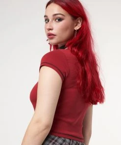 Minga London I See You Eye Graphic Crop Tee