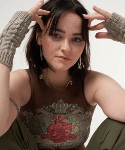 Minga London Imaginarium Diamante Vest Top