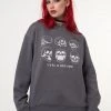Minga London Its All In Your Head Skull Sweater
