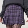 Minga London Clothing Lana Plaid Pleated Mini Skirt