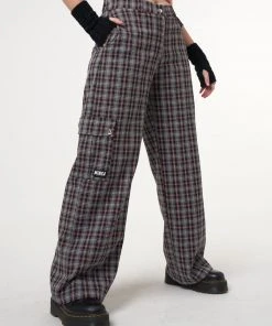 Minga London Margo Plaid Utility Pants Most Wanted