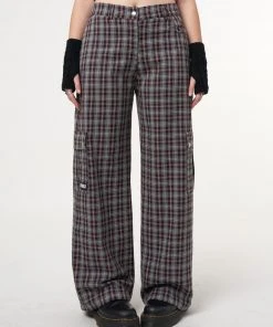 Minga London Margo Plaid Utility Pants Most Wanted