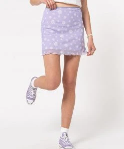 Minga London Clothing Flower Girl Lilac Mini Skirt