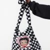 Minga London Minga X Betty Boop Check Fluffy Bag