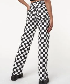 Minga London Clothing Minga X Betty Boop Check Jeans