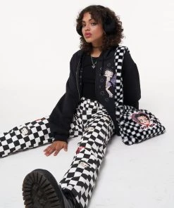 Minga London Clothing Minga X Betty Boop Check Jeans