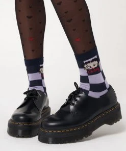 Minga London Minga X Betty Boop Check Socks Clothing