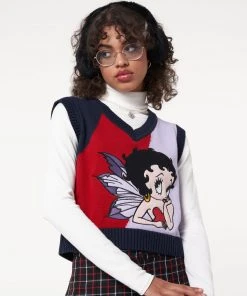 Minga London Minga X Betty Boop Knit Vest Clothing