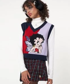 Minga London Minga X Betty Boop Knit Vest Clothing