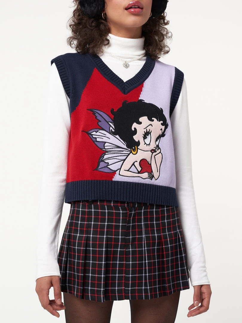 Minga London Minga X Betty Boop Knit Vest Clothing