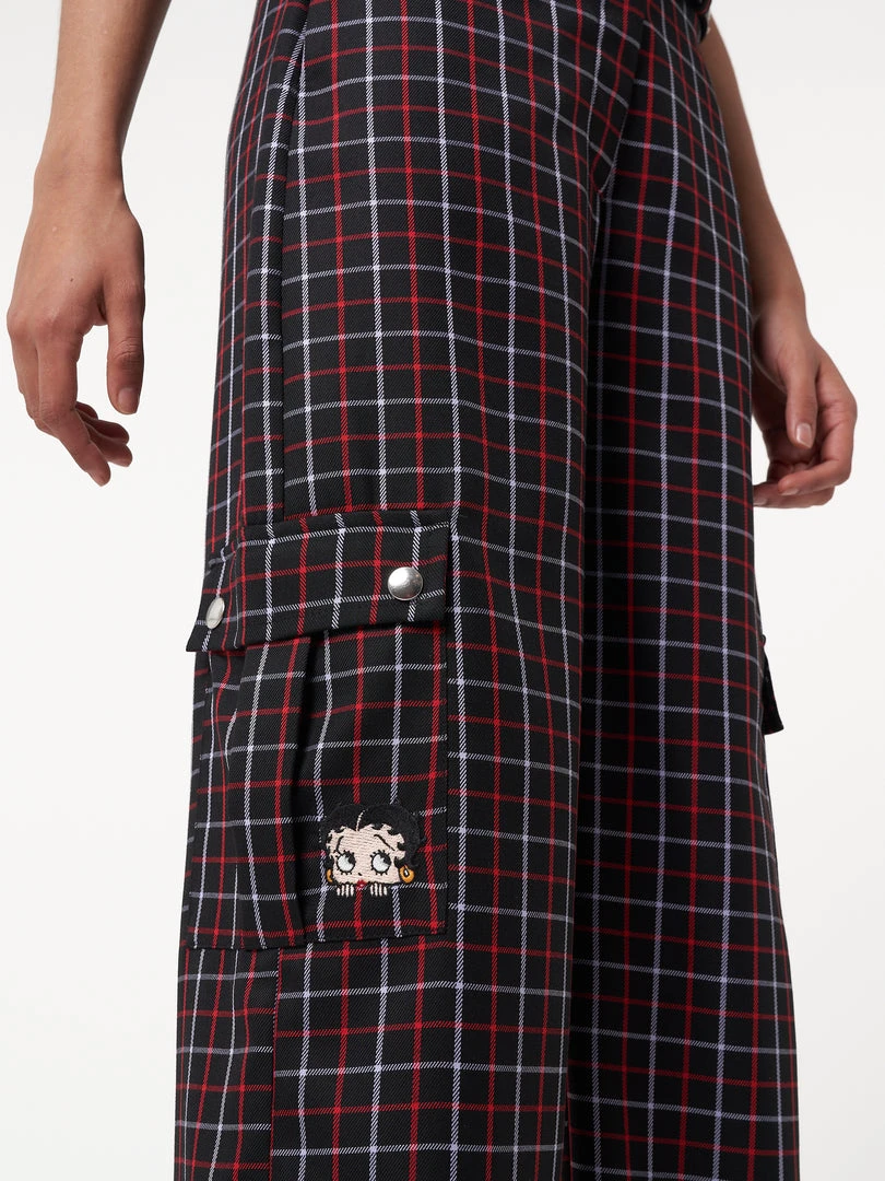 Minga London Clothing Minga X Betty Boop Plaid Utility Pants