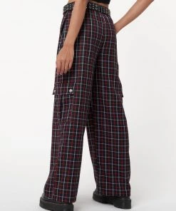 Minga London Clothing Minga X Betty Boop Plaid Utility Pants