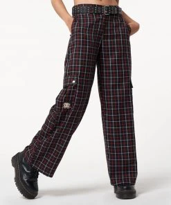 Minga London Clothing Minga X Betty Boop Plaid Utility Pants