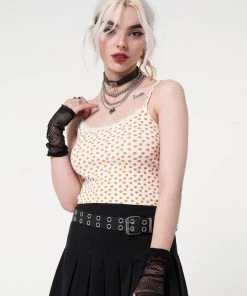 Minga London Orange Garden Lace Cami Top