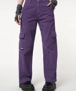 Minga London Purple Haze Corduroy Cargo Pants