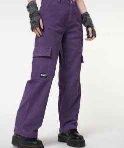 Minga London Purple Haze Corduroy Cargo Pants