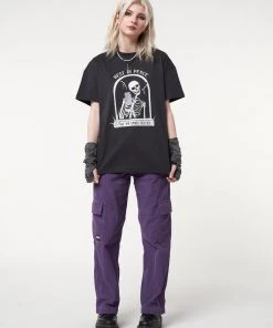 Minga London RIP Skeleton Black T-shirt