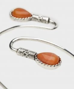 Minga London Spiral Gem Boho Arm Cuff Clothing