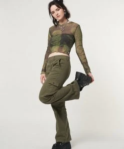 Minga London Most Wanted Venus Mesh Crop Top