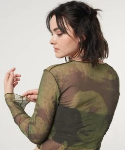 Minga London Most Wanted Venus Mesh Crop Top