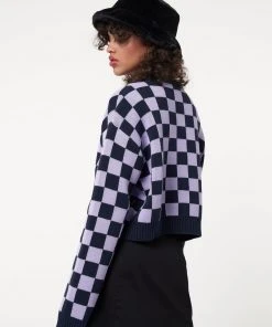 Minga London Minga X Betty Boop Check Knit Jumper Clothing