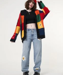 Minga London Minga X Strangervinyl Daisy Baggy Jeans Clothing
