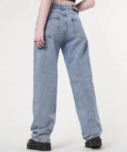 Minga London Minga X Strangervinyl Daisy Baggy Jeans Clothing