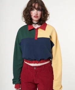 Minga London Clothing Minga X Strangervinyl Primary Colour Block Polo