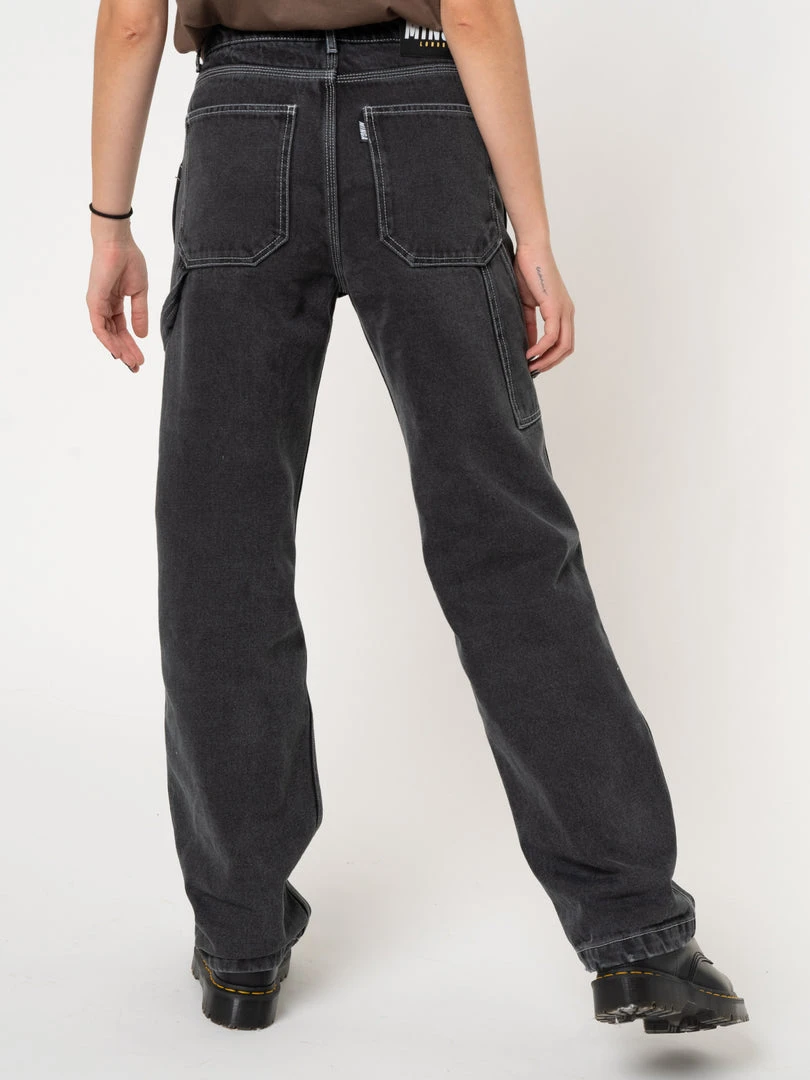 Minga London Clothing Carpenter Jeans In Washed Black