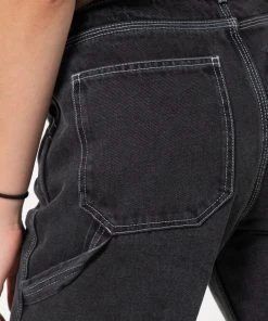 Minga London Clothing Carpenter Jeans In Washed Black