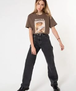 Minga London Clothing Carpenter Jeans In Washed Black