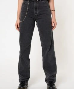 Minga London Clothing Carpenter Jeans In Washed Black