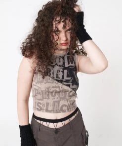 Minga London Unreal Patchwork Vest Top